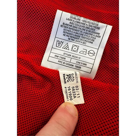 Reebok MLB Genuine Merchandise Atlanta Braves Full Zip Windbreaker Navy Men’s XL - Picture 7 of 7